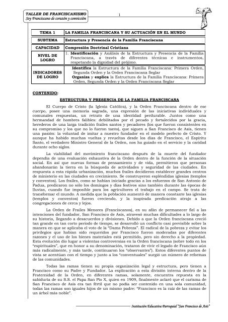 I.E. Parroquial "Santísima Cruz"- Orden De San Agustín