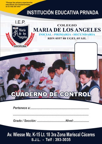 Institución Educativa Particular "Maria De Los Ángeles"